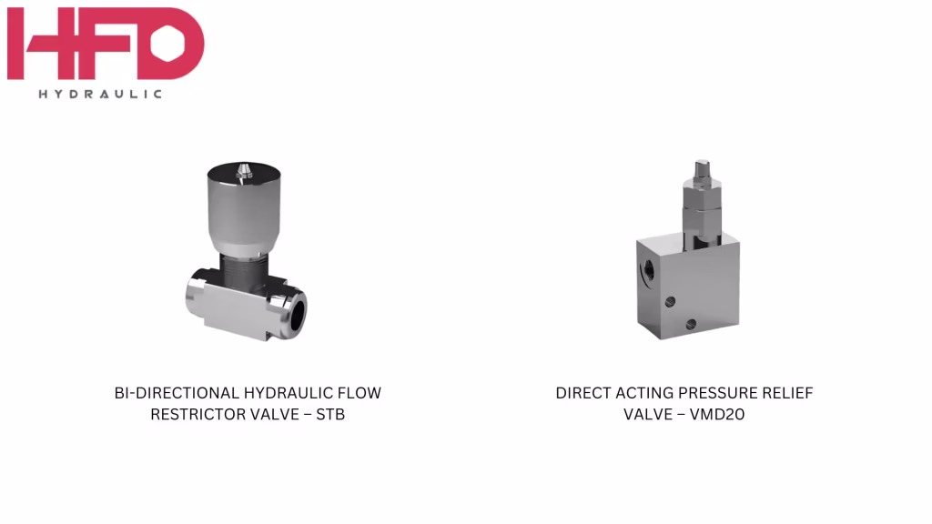 HFD Hydraulic In Line Valves STB VMD20 HFD Hydraulic Valves