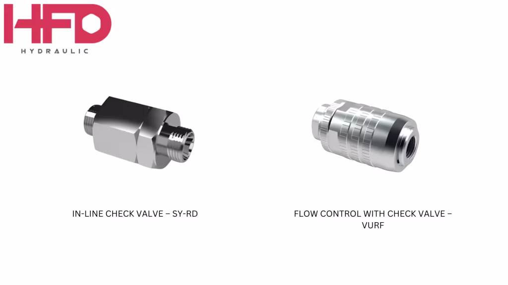 HFD Hydraulic In Line Valves SYRD VURF HFD Hydraulic Valves